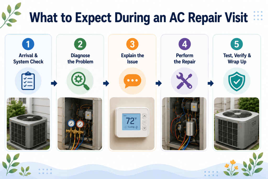 What to Expect During an AC Repair Visit